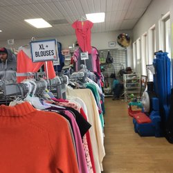 The Salvation Army Family Store & Donation Center - Organized racks
