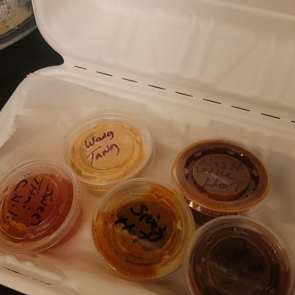 Smoken Mos - They will hook you up with an array of tasty sauces. Wang Tang sauce, highly recommend - Barbeque Near Me - Ellenville, New York Smoken Mos - They will hook you up with an array of tasty sauces. Wang Tang sauce, highly recommend - Barbeque Near Me - Ellenville, New York