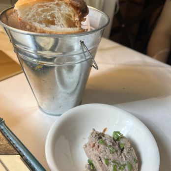La Sirene - Complimentary bread and sample of Pate - French Near Me - New York, New York La Sirene - Complimentary bread and sample of Pate - French Near Me - New York, New York