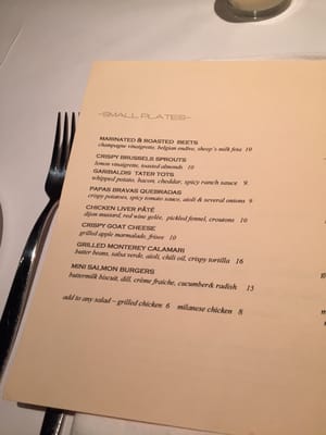 Menu photo 8 Garibaldis San Francisco, CA Menu photo 8 Garibaldis San Francisco, CA