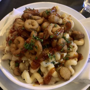 Photo of The Pig & The Sprout - Denver, CO, United States. BBQ Mac & Cheese