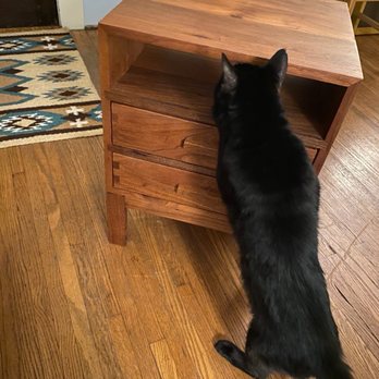 MasayaCo - My cat barnacle loves the night stand too!!! - Interior Design Near Me - Nashville, Tennessee