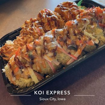 Koi Sushi & Ramen - Yum Yum roll on the foreground, Highland roll in the background. - Ramen Near Me - Sioux City, Iowa Koi Sushi & Ramen - Yum Yum roll on the foreground, Highland roll in the background. - Ramen Near Me - Sioux City, Iowa