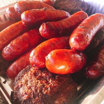 H-E-B - Burgers and sausage from H-E-B. Good dinner! - Grocery Near Me - Rockport, Texas H-E-B - Burgers and sausage from H-E-B. Good dinner! - Grocery Near Me - Rockport, Texas