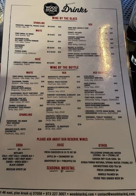 Menu photo 8 Wood Stack Pizza Kitchen Pine Brook, NJ