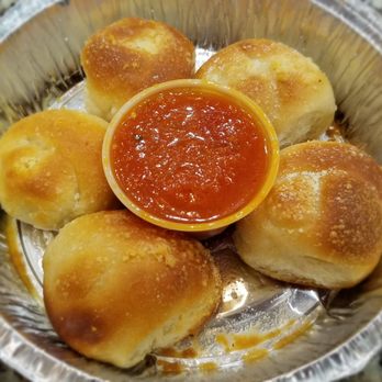 Picciotti's Pizza - Garlic knosts. Crunchy shell and soft on the inside. Really good. - Pizza Near Me - Richmond, Virginia Picciotti's Pizza - Garlic knosts. Crunchy shell and soft on the inside. Really good. - Pizza Near Me - Richmond, Virginia