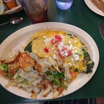 Arthur's Restaurant - Spinach and feta with bearnaise sauce - Breakfast & Brunch Near Me - Mentone, California