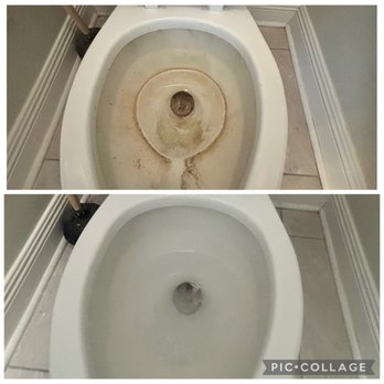 Quality results - Before and after: toilet clean. - Home Cleaning Near Me Quality results - Before and after: toilet clean. - Home Cleaning Near Me