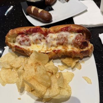 Murphy's - HH special Meatball Parm with chips - Sports Bars Near Me - Harrington, Delaware Murphy's - HH special Meatball Parm with chips - Sports Bars Near Me - Harrington, Delaware