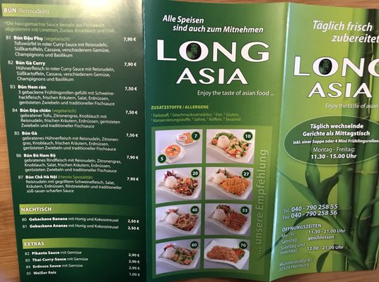 Menu photo 2 Long Asia Hamburg, HH