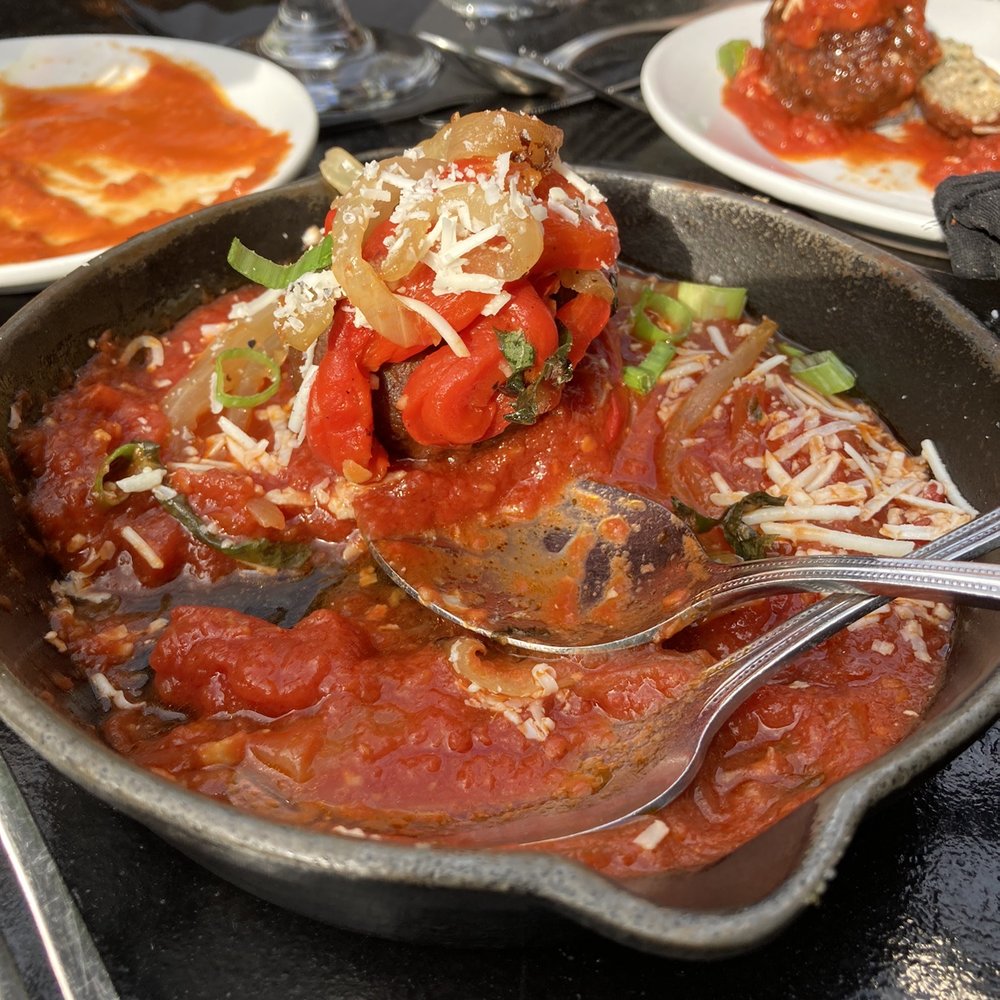 Francesca's Cucina - 3 stuffed meatball appetizer- on point! - Italian Near Me - Syracuse, New York Francesca's Cucina - 3 stuffed meatball appetizer- on point! - Italian Near Me - Syracuse, New York