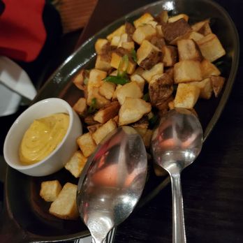 Tzin Wine & Tapas - Some potato dish - Wine Bars Near Me - Edmonton, Alberta