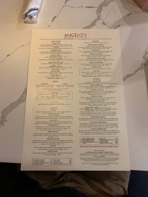 Menu photo 6 Angelo's Palace Pizza Cumberland, RI
