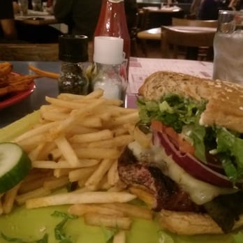 Barnaby's Cafe - Green chillie burger - Breakfast & Brunch Near Me - Houston, Texas