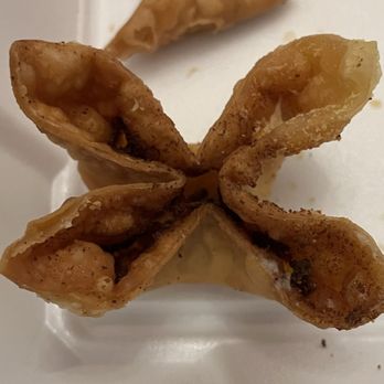 Panda Express - Burnt, moldy(?) cream cheese rangoons with no filling. - Chinese Near Me - Litchfield Park, Arizona Panda Express - Burnt, moldy(?) cream cheese rangoons with no filling. - Chinese Near Me - Litchfield Park, Arizona