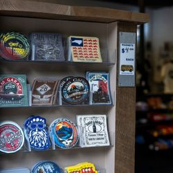 Dam Garage Gas Station - Sticker and Magnet Souvenirs at The Dam Garage