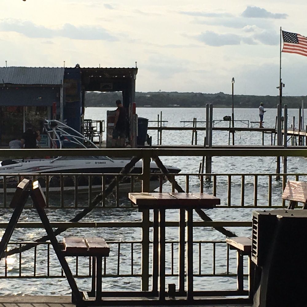 Augie's Sunset Cafe - A great view on the outside seating area. - American Near Me - Fort Worth, Texas