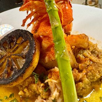 The SoulFood Lounge - Maine Stuffed Butter Lobster - Soul Food Near Me - Chicago, Illinois