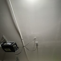 Pipe across garage to washing machine drain Pipe across garage to washing machine drain