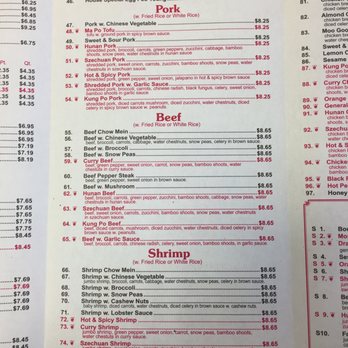 China Wok - Menu - Chinese Near Me - Lubbock, Texas