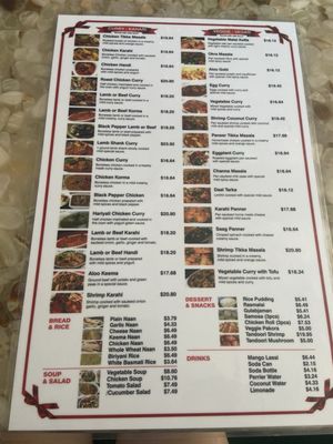 Menu photo 4 Biriyani Kabob House Los Angeles, CA