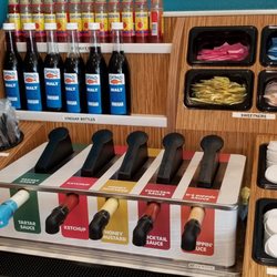 Captain D's - Sauce bar with generous size dipping cups