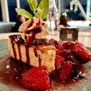 DOSALAS - Cheesecake was homemade, with fresh fruit in a light sauce. Great way to top off an exceptional dinner - Latin American Near Me - Vancouver, Washington