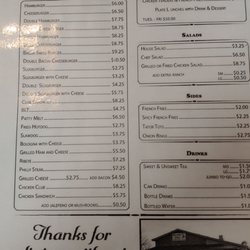 Whistlin Dixie Cafe - Lunch menu