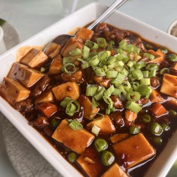 Hong Kong Cafe - Mapo Tofu with Minced Pork - Chinese Near Me - Denver, Colorado Hong Kong Cafe - Mapo Tofu with Minced Pork - Chinese Near Me - Denver, Colorado