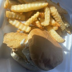 Chicken King - Fish sandwich meal