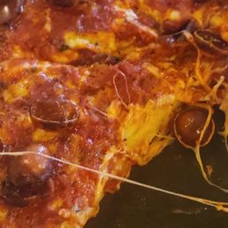 Pepperoni Pequod pizza Pepperoni Pequod pizza