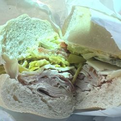 Gold Eagle Market - Yum. Turkey and ham with everything.