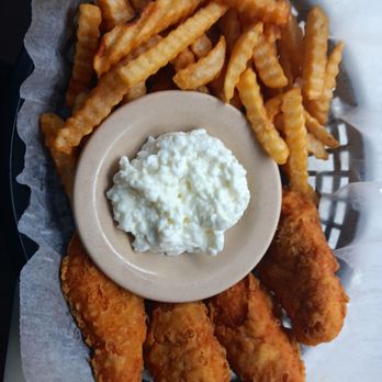 Taps Pub - Chicken Tenders,Fries,and cottage cheese - Sports Bars Near Me - Avilla, Indiana