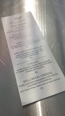 Menu photo 7 Williwaw Anchorage, AK