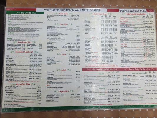 Menu photo 8 The Original John's Deli Brooklyn, NY Menu photo 8 The Original John's Deli Brooklyn, NY
