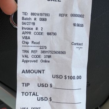 Pavillion Hair Studio - My receipt of what they charged me. - Hair Salons Near Me - stafford, Virginia Pavillion Hair Studio - My receipt of what they charged me. - Hair Salons Near Me - stafford, Virginia