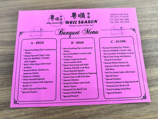 Menu photo 1 Well Season Elk Grove, CA