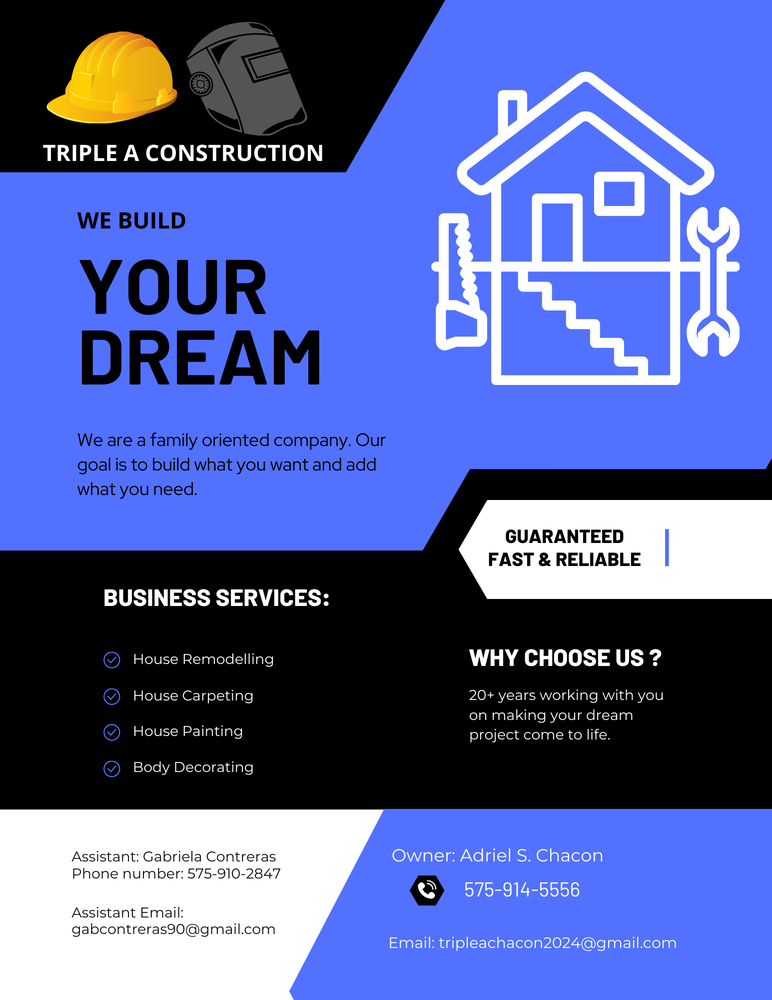 TRIPLE A CONSTRUCTION - Updated January 2026 - Request Consultation ...