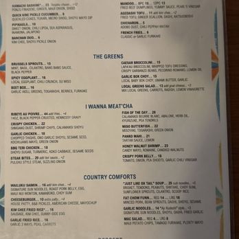 Tiffany's - Menu - Asian Fusion Near Me - Wailuku, Hawaii Tiffany's - Menu - Asian Fusion Near Me - Wailuku, Hawaii