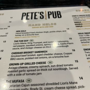 Pete’s Pub - Such a good menu for veg and meat people! - American Near Me - Milwaukee, Wisconsin Pete’s Pub - Such a good menu for veg and meat people! - American Near Me - Milwaukee, Wisconsin