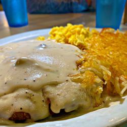 Ranchos Liberty Cafe - Chicken fried steak and eggs. 5 out of 5!!