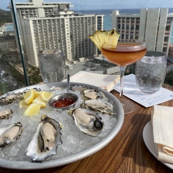 SKY Waikiki - Happy Hour Oysters and Icy Mai Tai - Seafood Near Me - Honolulu, Hawaii SKY Waikiki - Happy Hour Oysters and Icy Mai Tai - Seafood Near Me - Honolulu, Hawaii