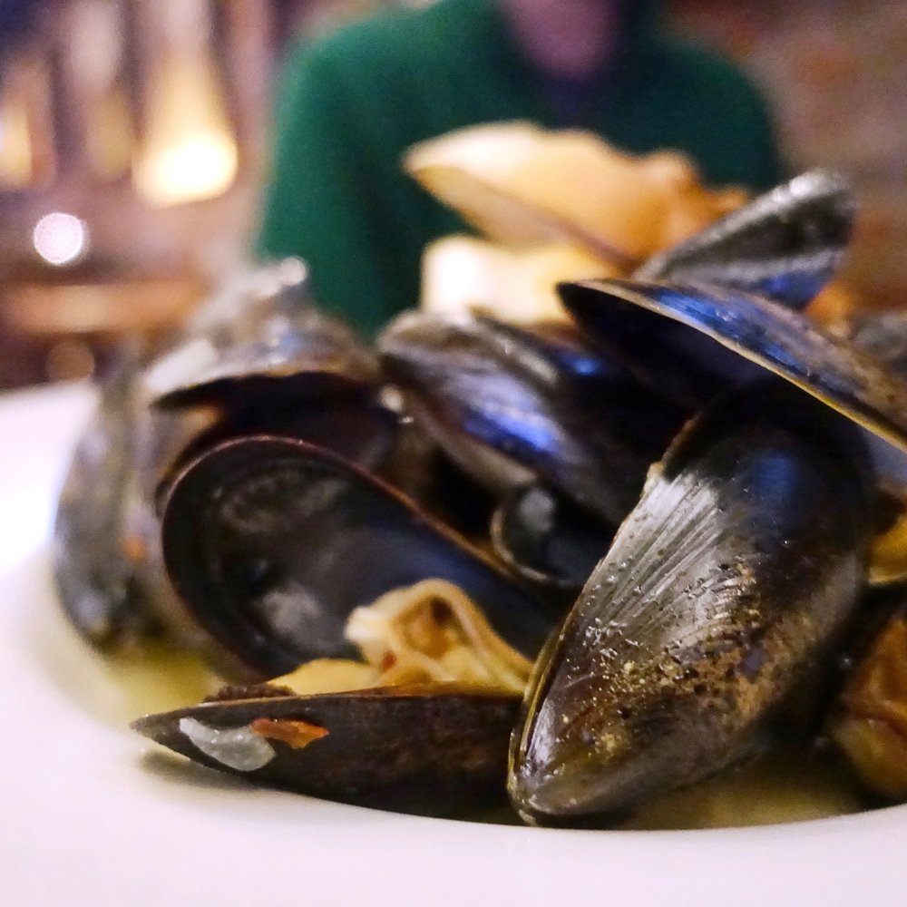 Misconduct Tavern - Steamed mussels in beer butter broth with saffron aioli. Person in the background: "HURRY UP AND TAKE YOUR DAMN PICTURE. I WANT TO EAT." - Bars Near Me - Philadelphia, Pennsylvania Misconduct Tavern - Steamed mussels in beer butter broth with saffron aioli. Person in the background: "HURRY UP AND TAKE YOUR DAMN PICTURE. I WANT TO EAT." - Bars Near Me - Philadelphia, Pennsylvania