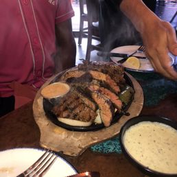 Steak Fajitas 1/2 off on Tuesdays.