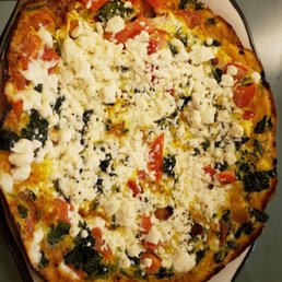 Greek Egg Fritatta w/Feta & Spinach Greek Egg Fritatta w/Feta & Spinach