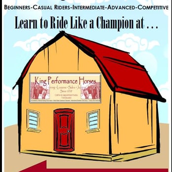 King Performance Horses - "From Beginner to Winner" At King Performance Horses, they really mean what they say. - Horseback Riding Near Me - Brea, California King Performance Horses - "From Beginner to Winner" At King Performance Horses, they really mean what they say. - Horseback Riding Near Me - Brea, California