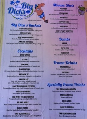 Menu photo 3 Big Dick's Halfway Inn Gravois Mills, MO Menu photo 3 Big Dick's Halfway Inn Gravois Mills, MO