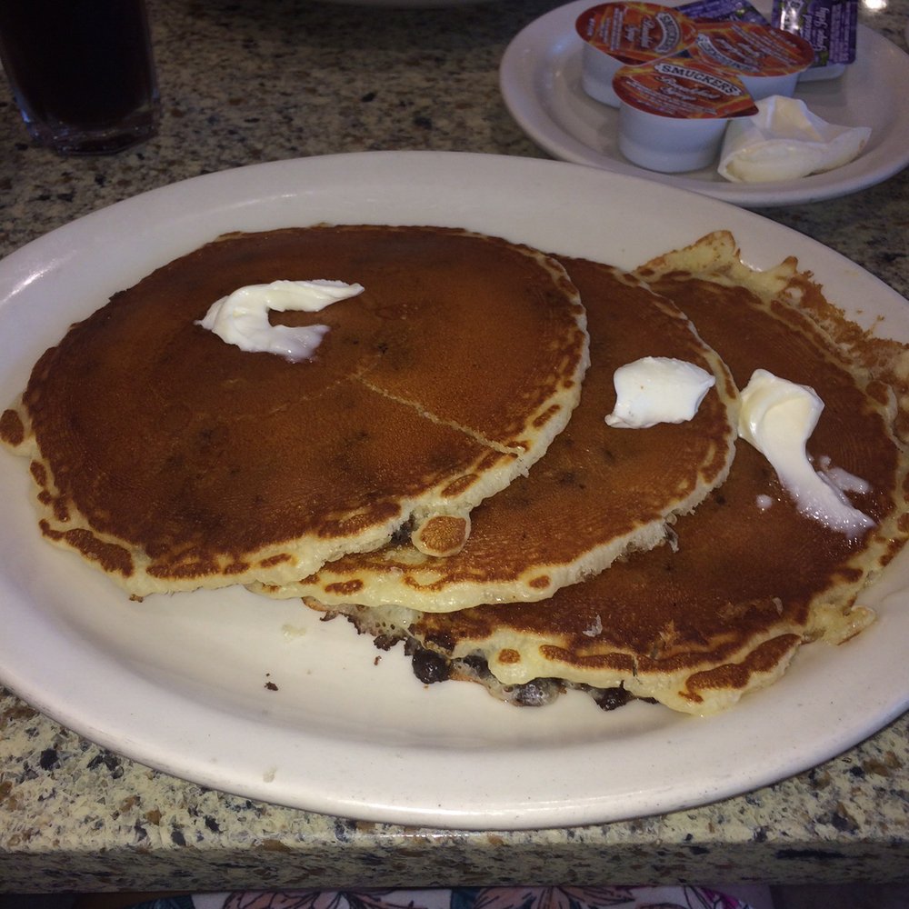 Esquire Diner - Banana chocolate chip pancakes - Diners Near Me - Ozone Park, New York Esquire Diner - Banana chocolate chip pancakes - Diners Near Me - Ozone Park, New York
