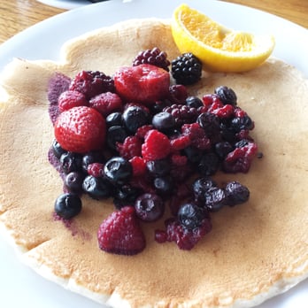 Westmark Hotel-Sitka - Sourdough pancake with berries - Hotels Near Me - Sitka, Alaska