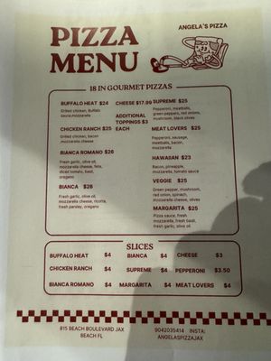 Menu photo 5 Angela’s Pizza Jacksonville Beach, FL Menu photo 5 Angela’s Pizza Jacksonville Beach, FL